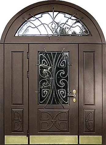 Входная дверь Massive-46 (Массив дерева) - внешняя сторона