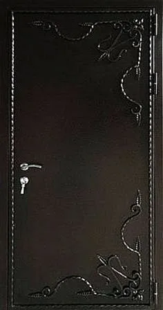 Входная дверь Topol-6 (Нитроэмаль) - внешняя сторона